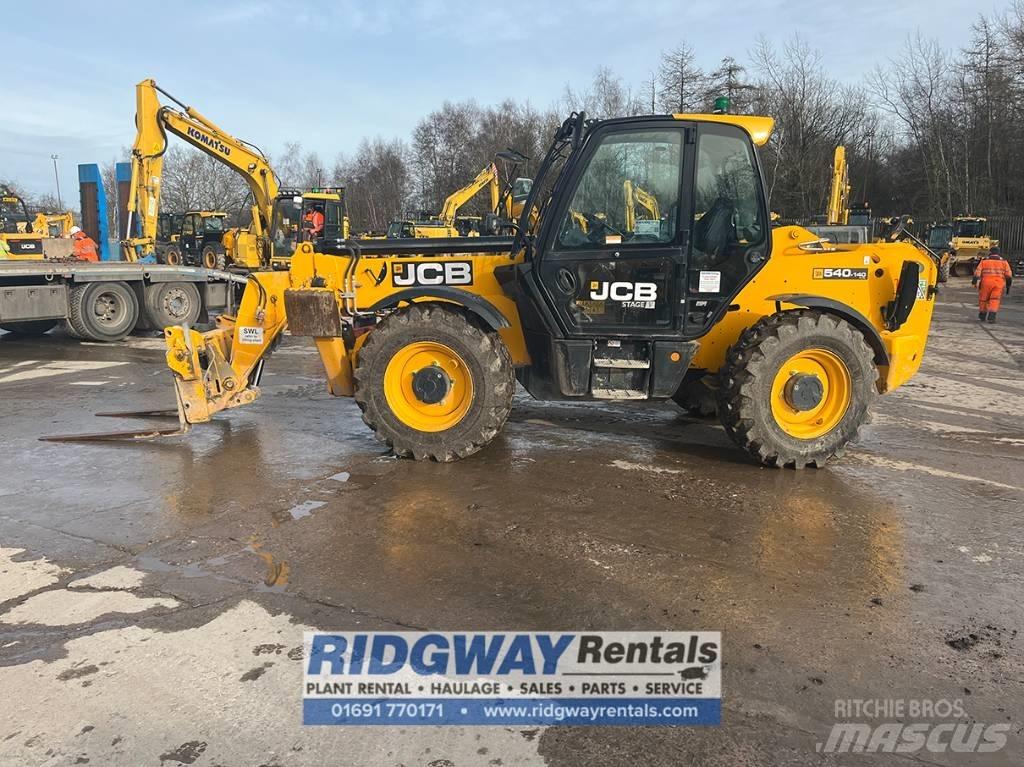 JCB 540-140 伸缩臂叉装车|叉装车