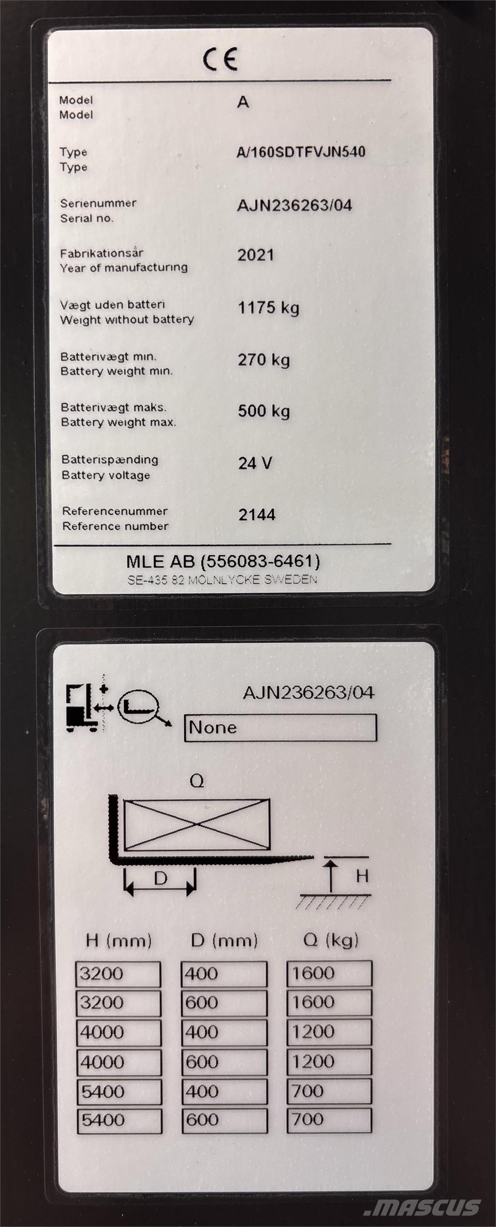Atlet AJN160 行走式堆垛机