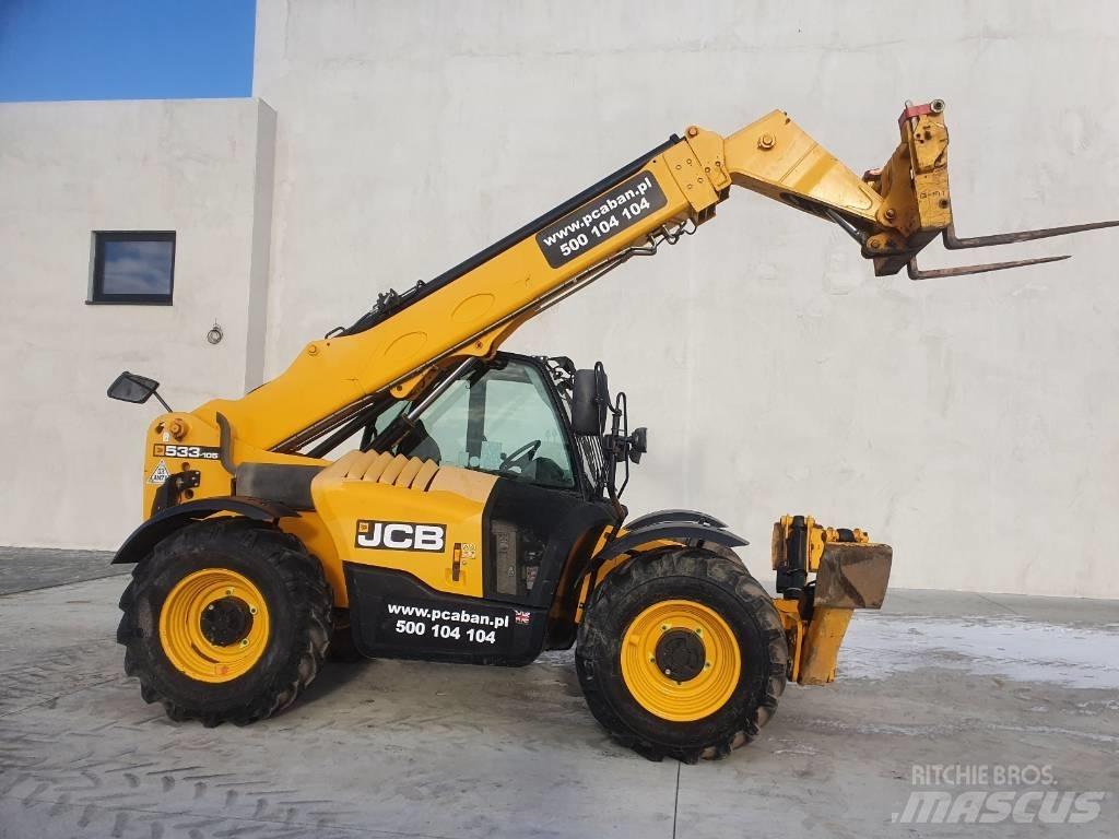 JCB 533-105 M348 伸缩臂叉装车|叉装车