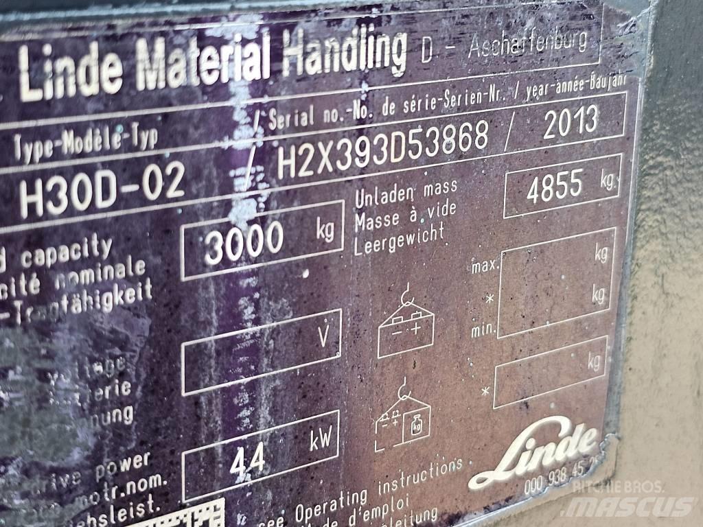 Linde H30D-02 柴油叉车