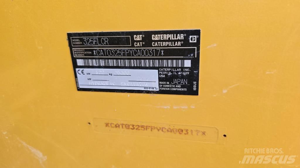 CAT 325 FL CR 履带挖掘机