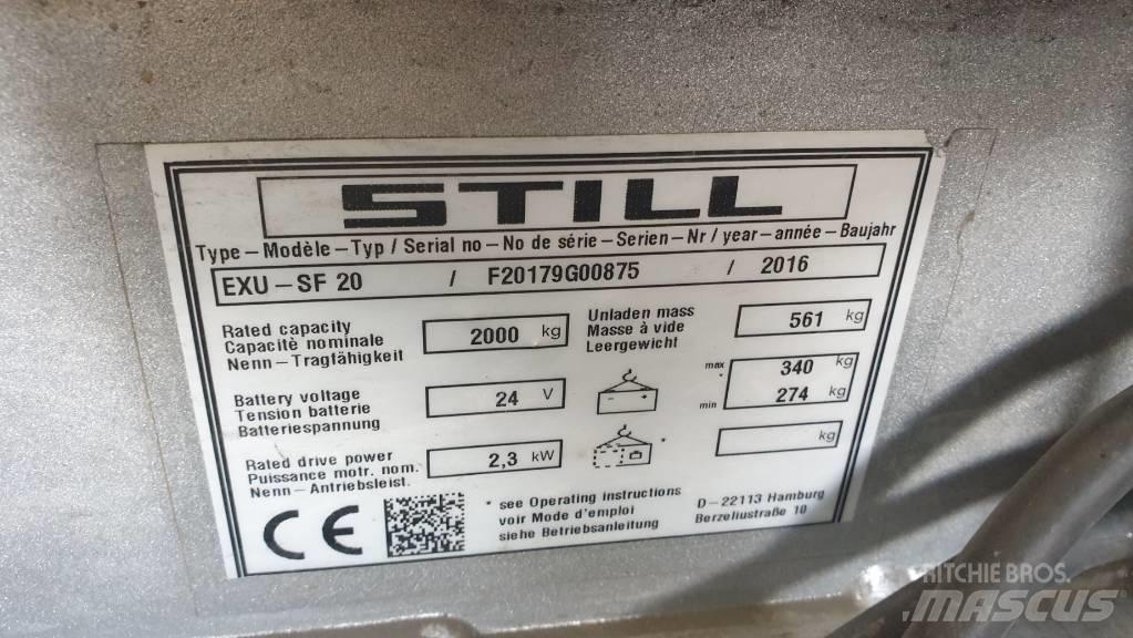 Still EXU-SF 20 电动搬运车