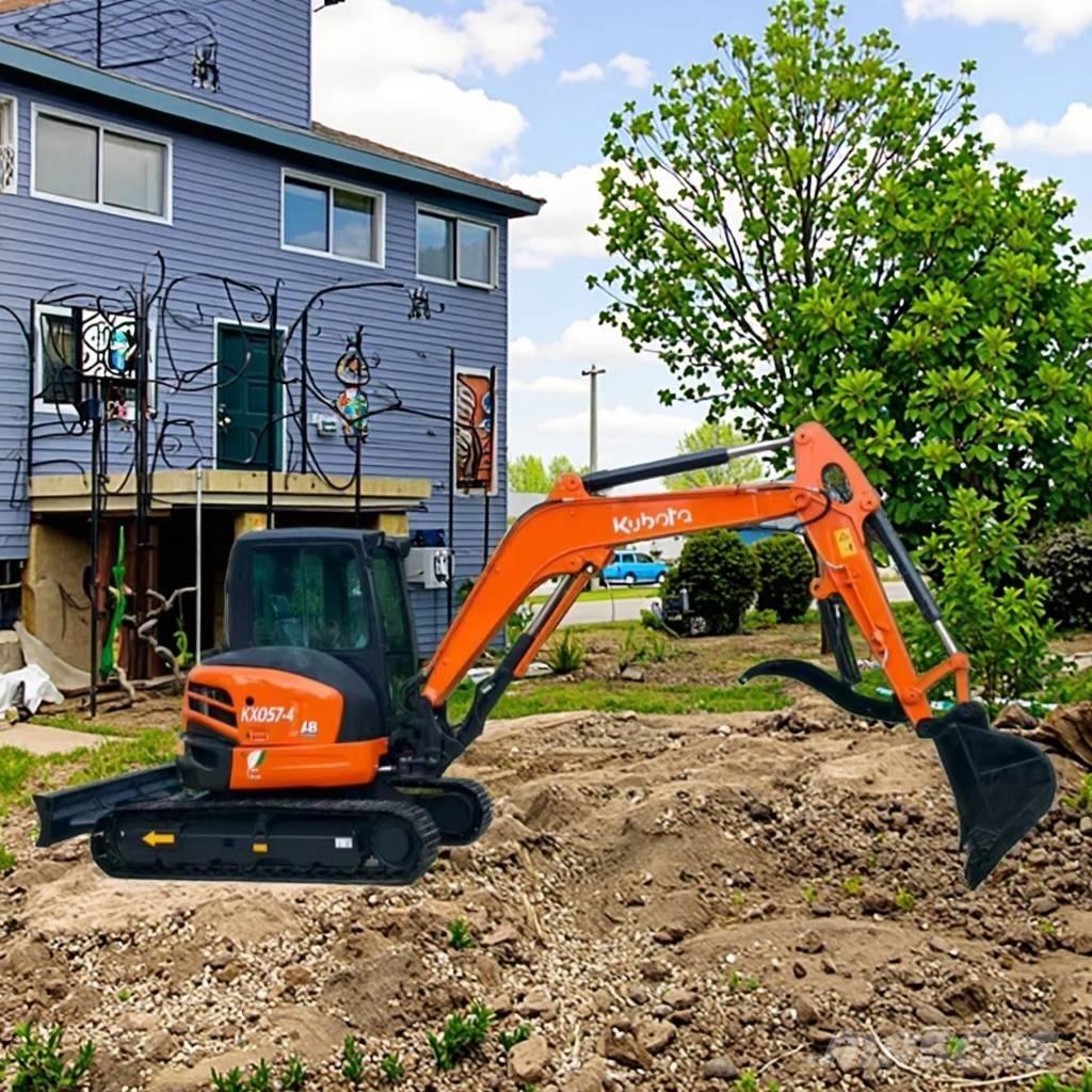Kubota KX057-4 小型挖掘机