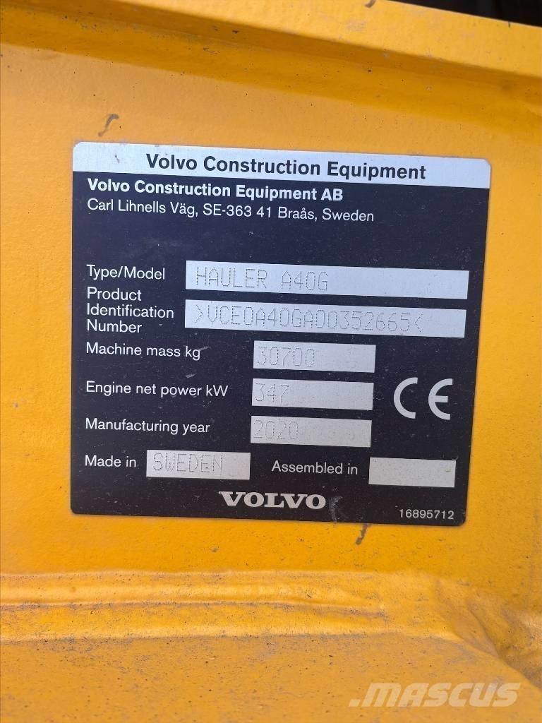 Volvo A40G 铰接式自卸车