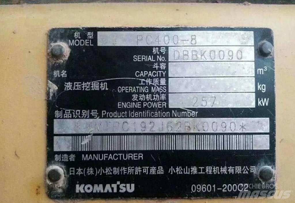 Komatsu PC400-8 履带挖掘机