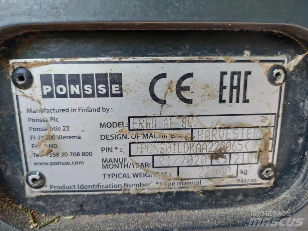 Ponsse Ergo AF 8W 收割机