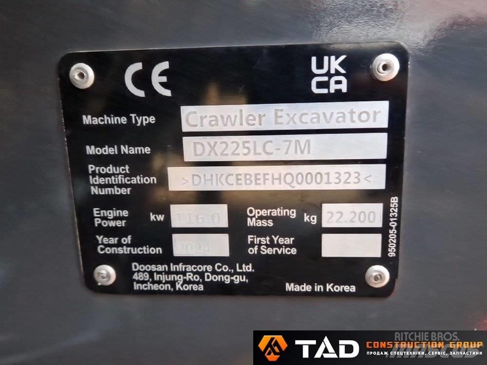 Develon DX 225 LC-7M 履带挖掘机