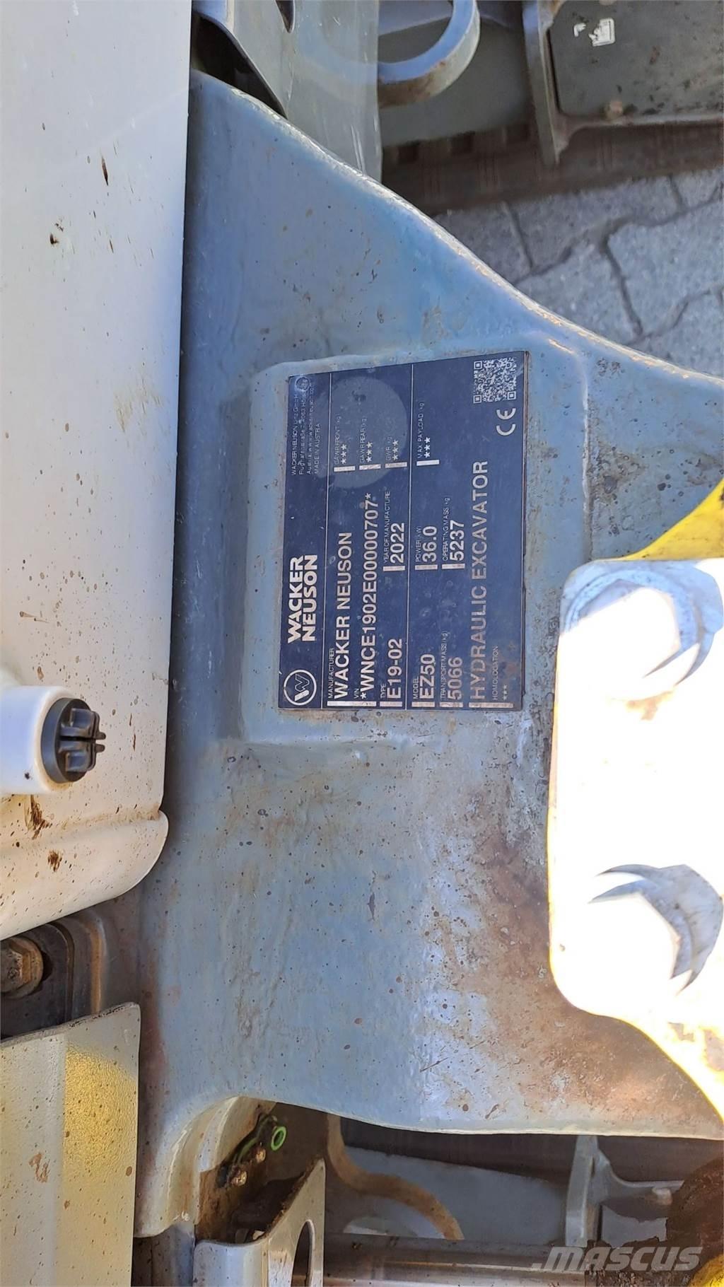 Wacker Neuson EZ50 履带挖掘机