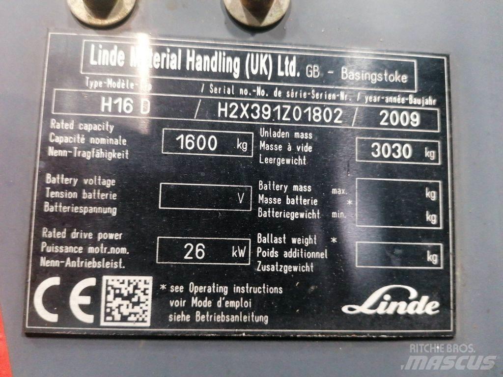 Linde H16D 柴油叉车