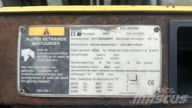 Hyster 3.00 XM 柴油叉车