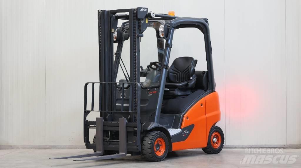 Linde H 16 T-01 天然气叉车