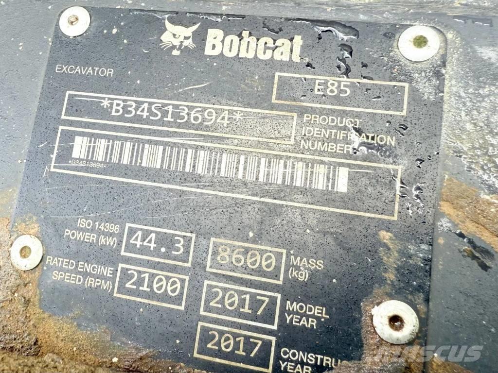 Bobcat E 85 中型挖掘机