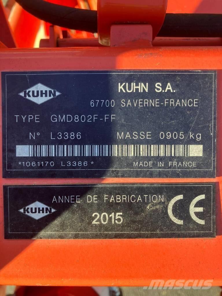 Kuhn GMD 802 F-FF 割草机