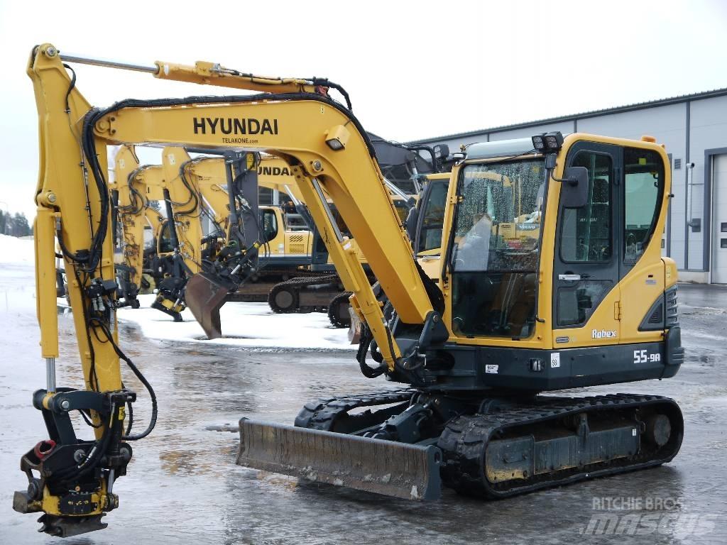 Hyundai R 55-9A 小型挖掘机