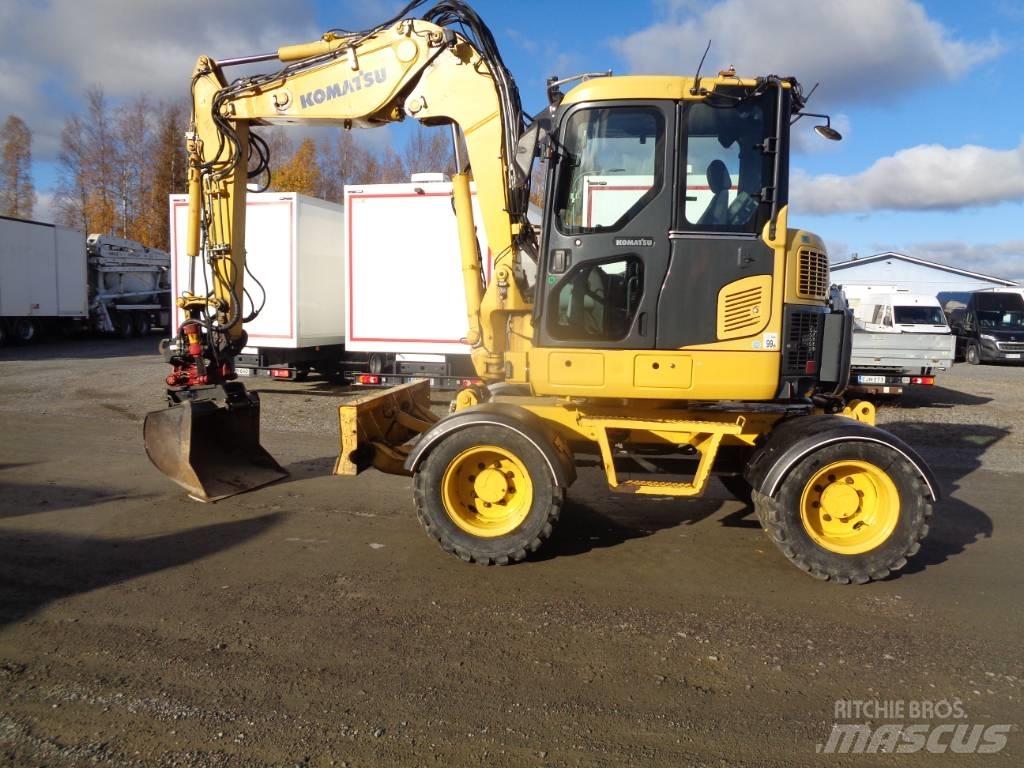 Komatsu PW 98 MR-6 轮式挖掘机
