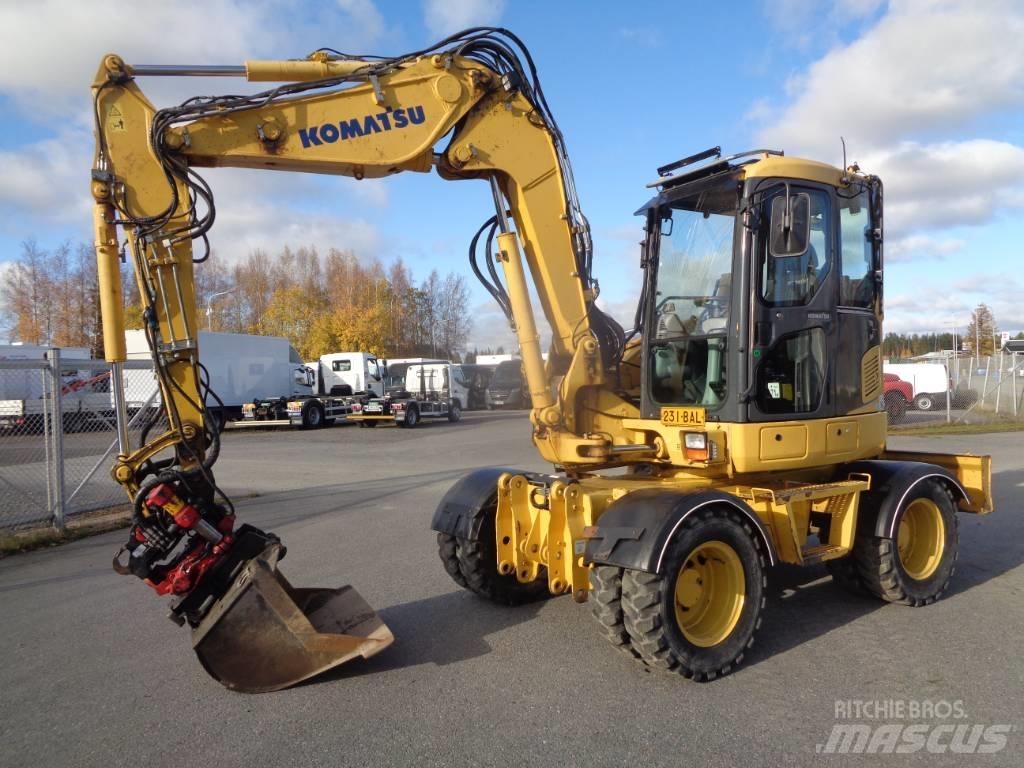 Komatsu PW 98 MR-6 轮式挖掘机