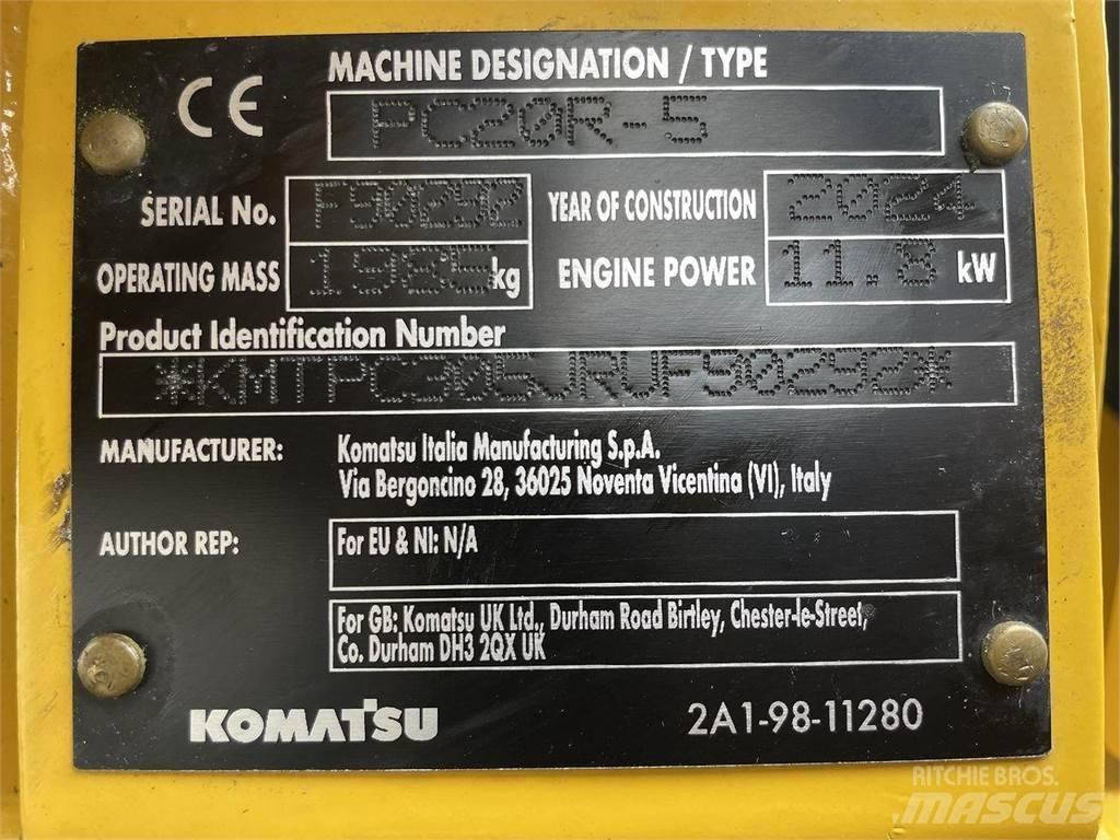 Komatsu PC20R-5 轮式挖掘机