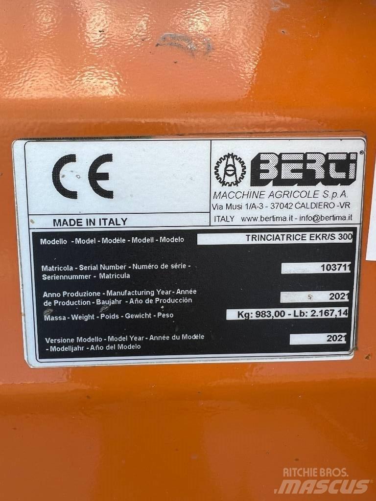 Berti EKR-S 300 牧场割草机和切顶器