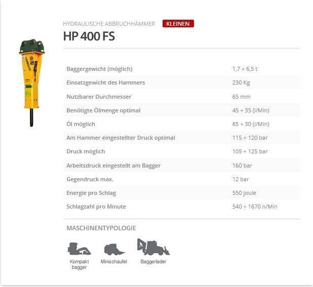 Indeco HP 400 FS 破碎锤