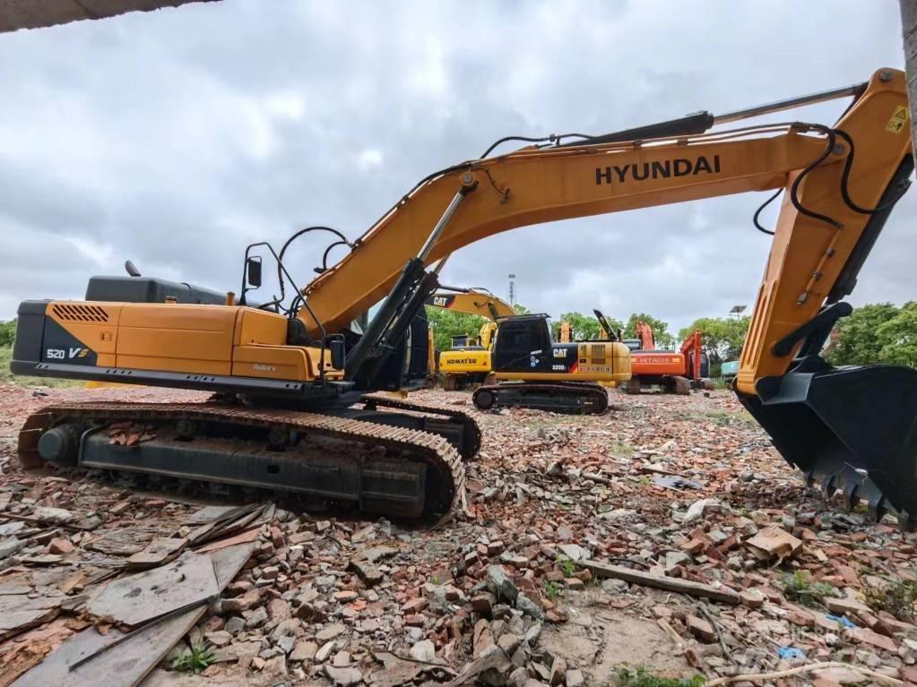 Hyundai Robex 520 VS 履带挖掘机