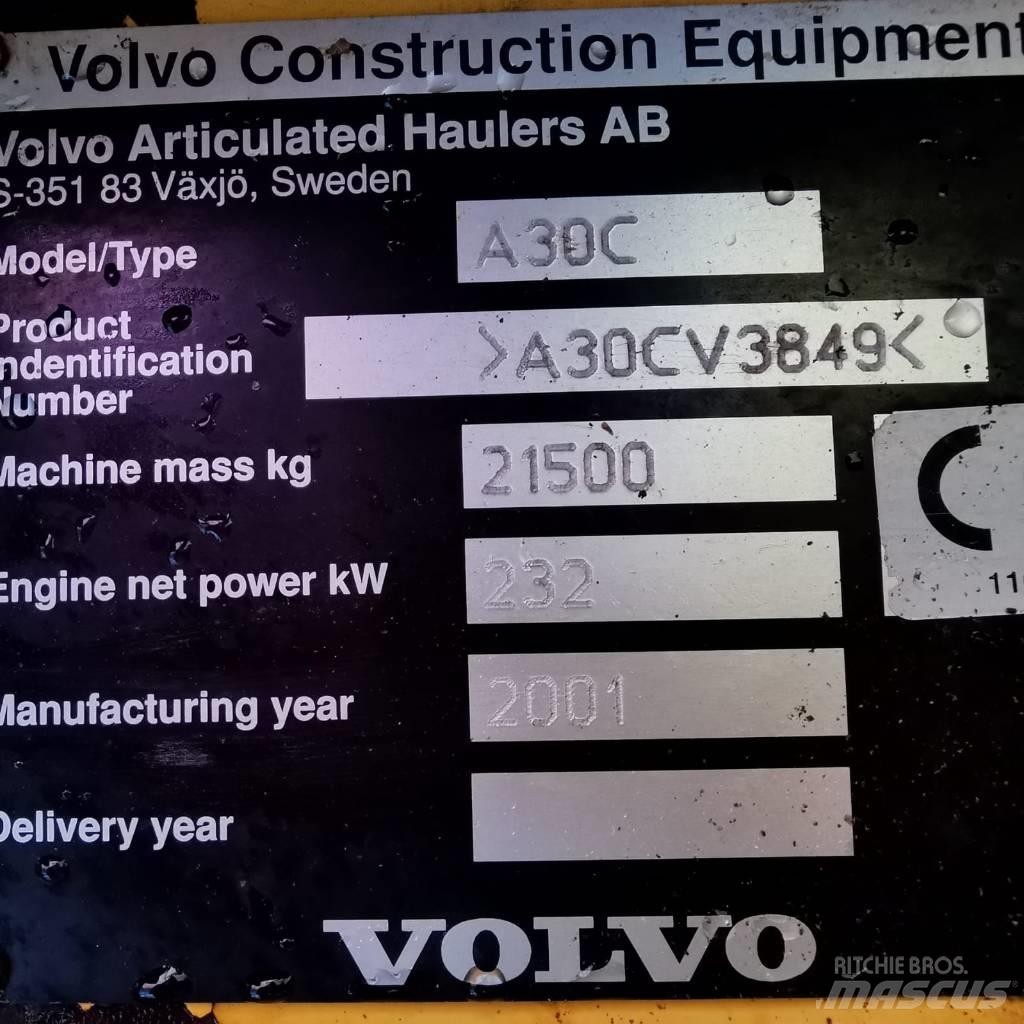Volvo A 30 C Dumper 铰接式自卸车
