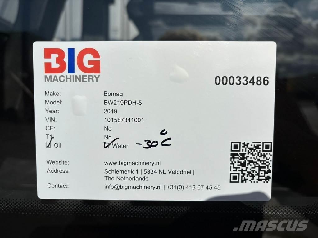 Bomag BW219PDH-5 单轮压路机