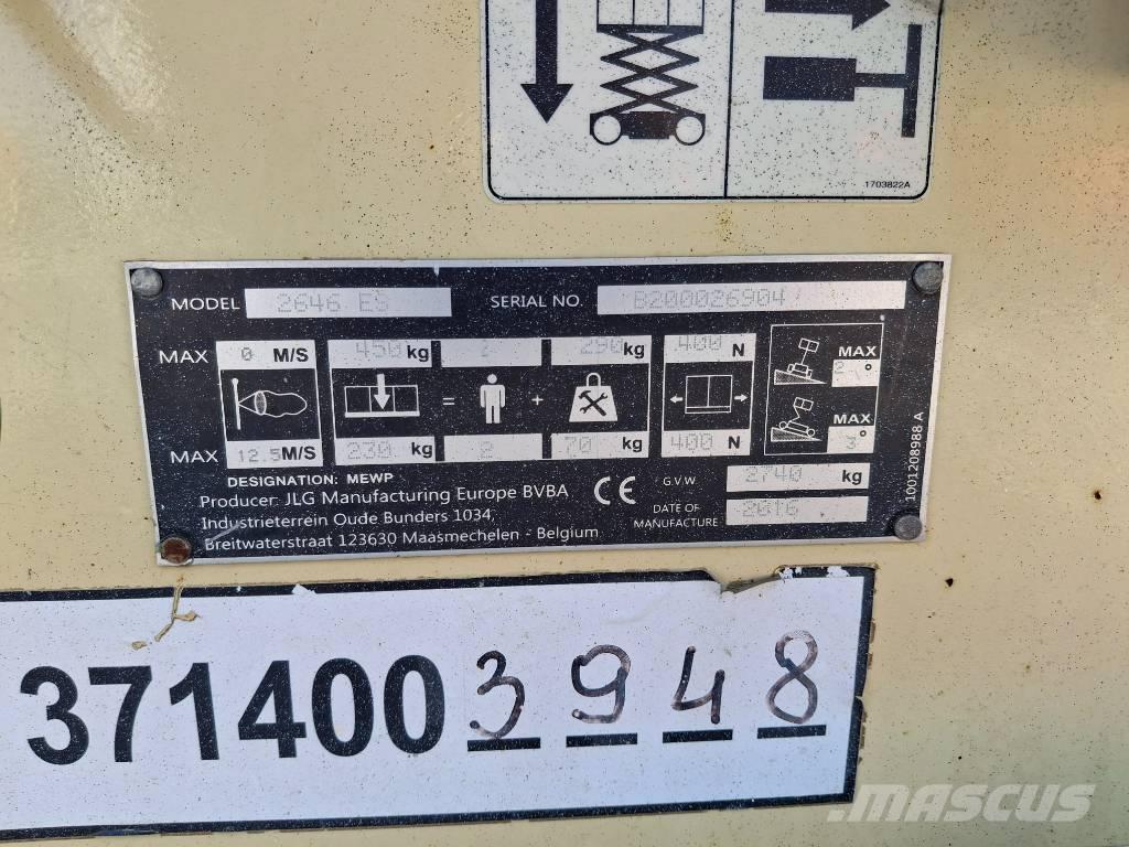 JLG 2646ES 剪叉式升降机