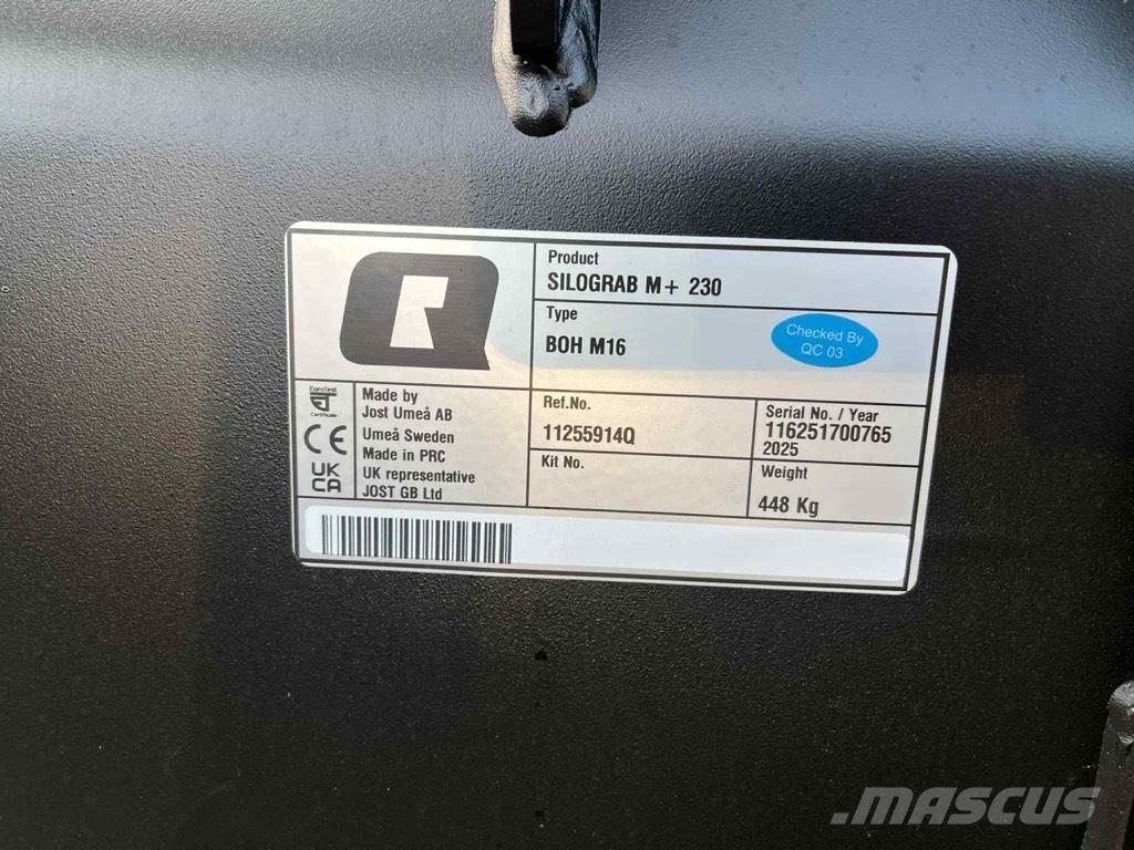 Ålö Silograb M+ 230cm 前装载和挖掘机