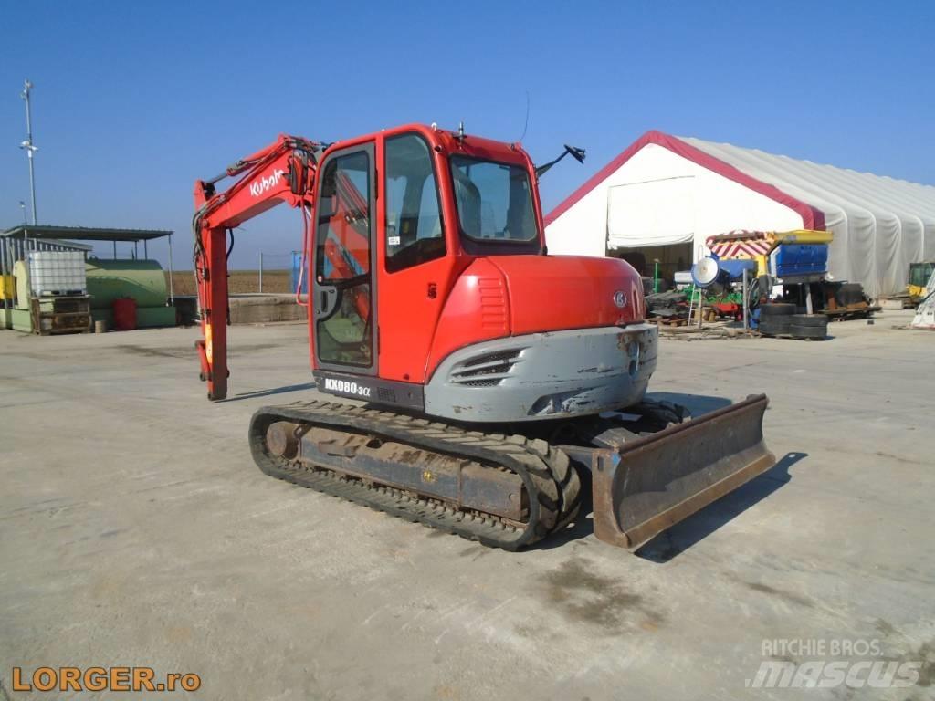 Kubota KX 080-3 履带挖掘机