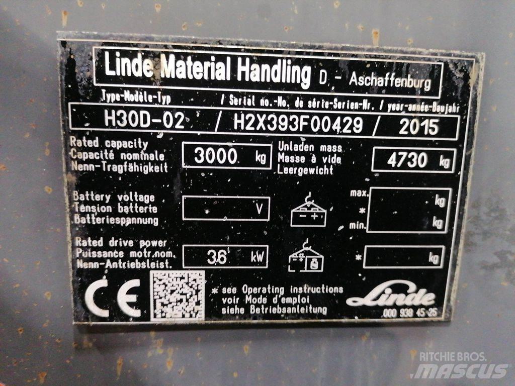 Linde H30D-02 柴油叉车