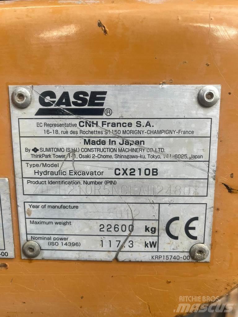 CASE CX210B 履带挖掘机