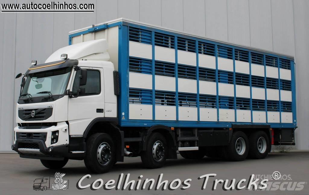 Volvo FMX 420 动物运输货车