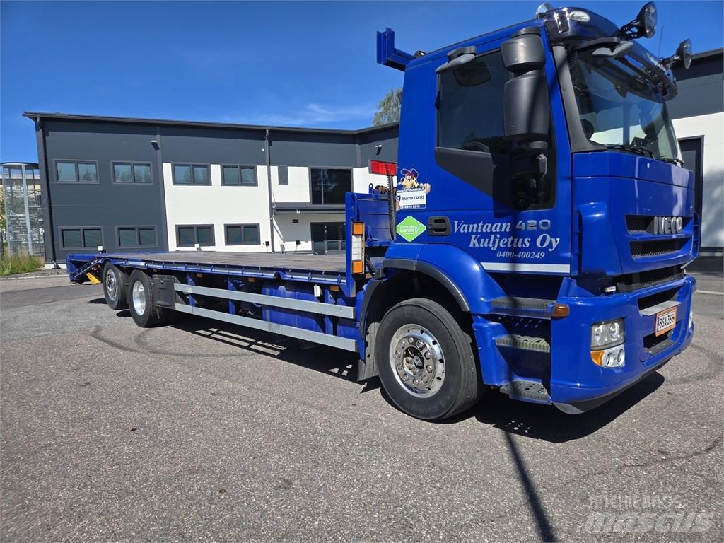 Iveco Stralis 26.420 平板栏板货车