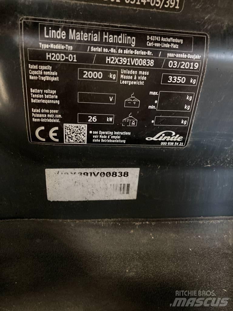 Linde H20D/391 柴油叉车