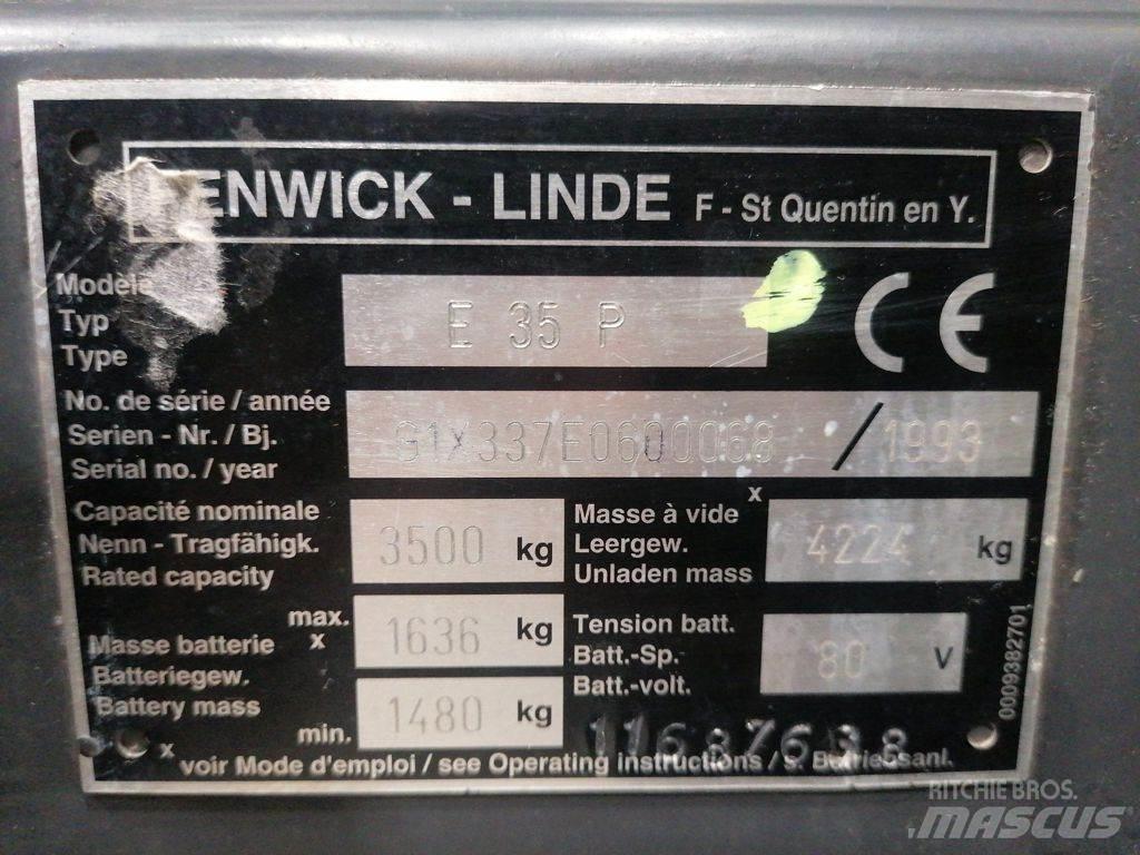 Linde E35P 电动叉车