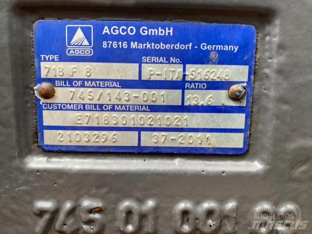 Fendt 820 FRONT AXLE 传动装置