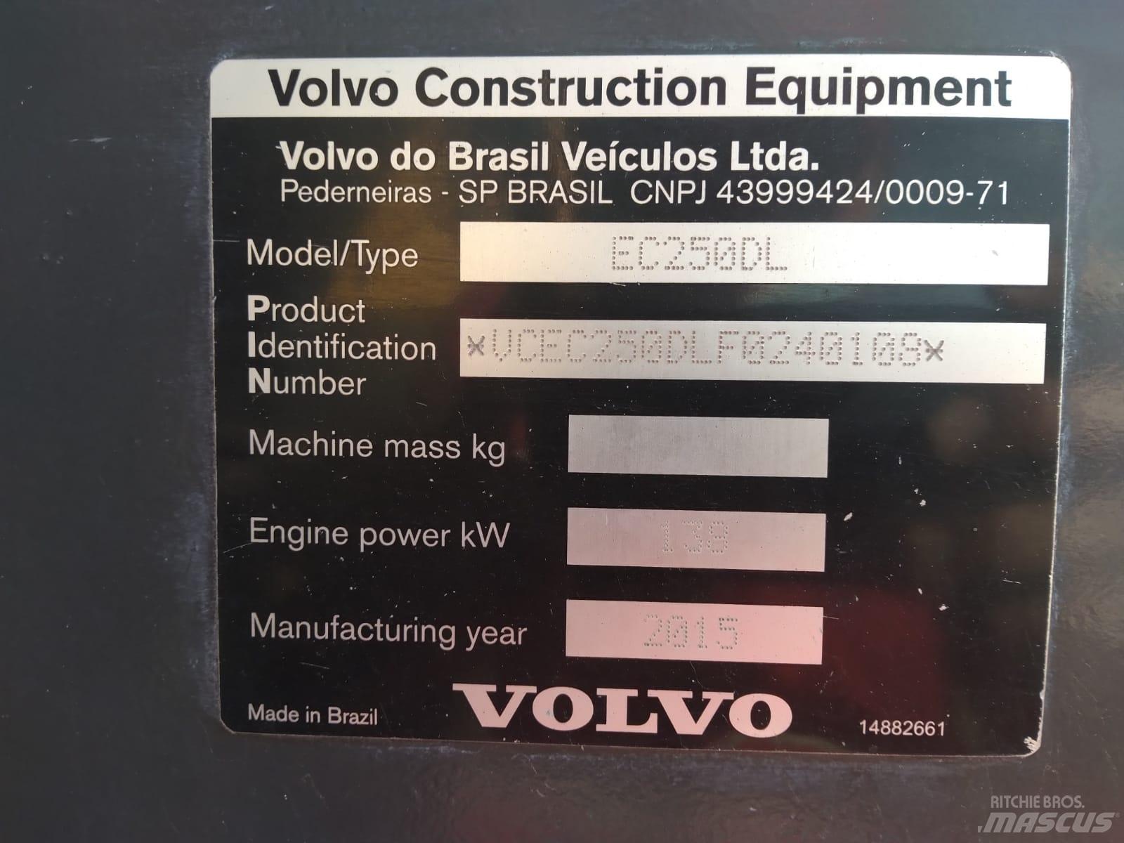 Volvo EC250DL 履带挖掘机