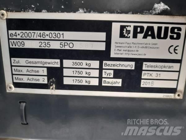 Paus PTK 31 其他起重机