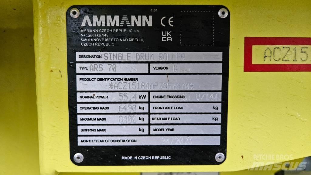 Ammann ARS 70 双轮压路机