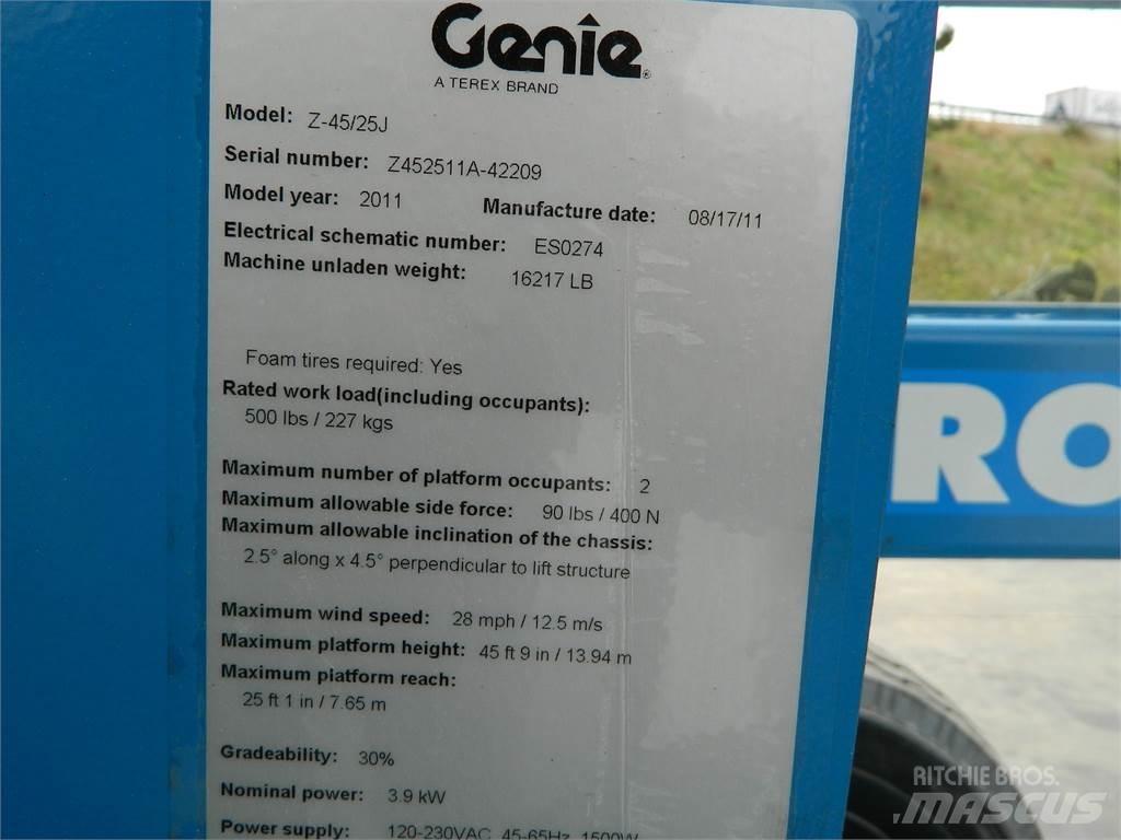 Genie Z45 25JDC 曲臂高空工作平台
