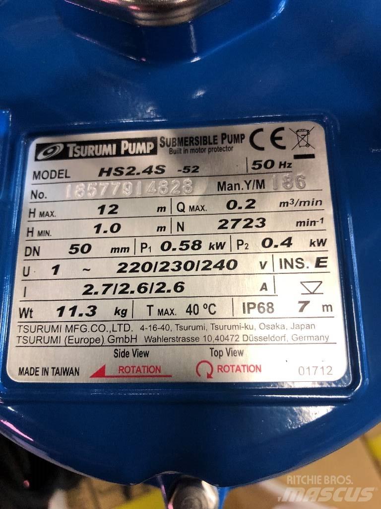 Tsurumi HS2.4S-52 其他组件