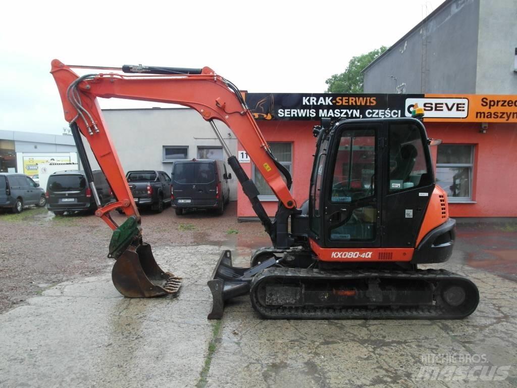 Kubota KX 080-4 中型挖掘机