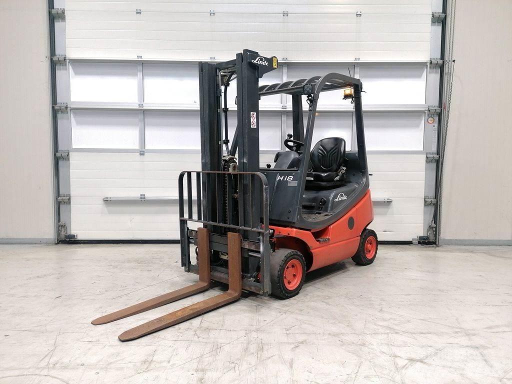 Linde H18T-04 天然气叉车