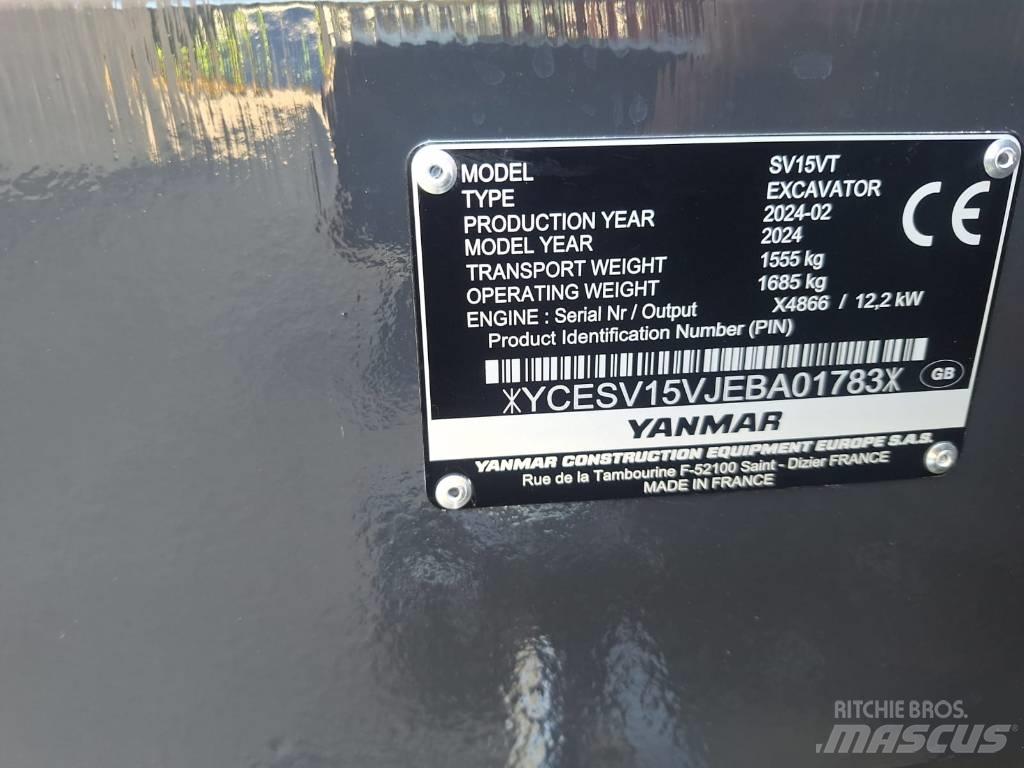 Yanmar SV 15 小型挖掘机