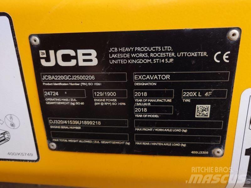 JCB 220 XL 4F 履带挖掘机