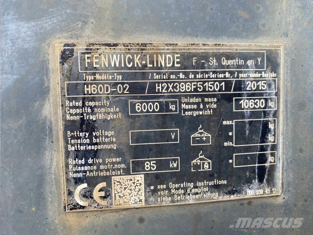 Linde H60D-02 柴油叉车