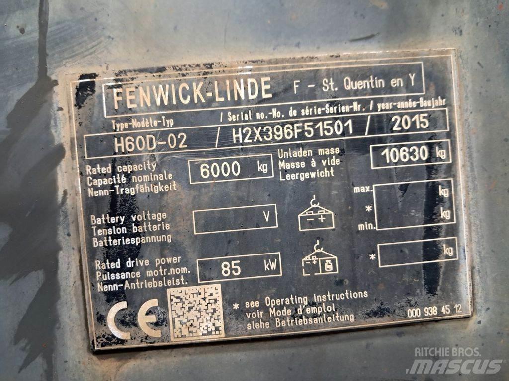 Linde H60D-02 柴油叉车