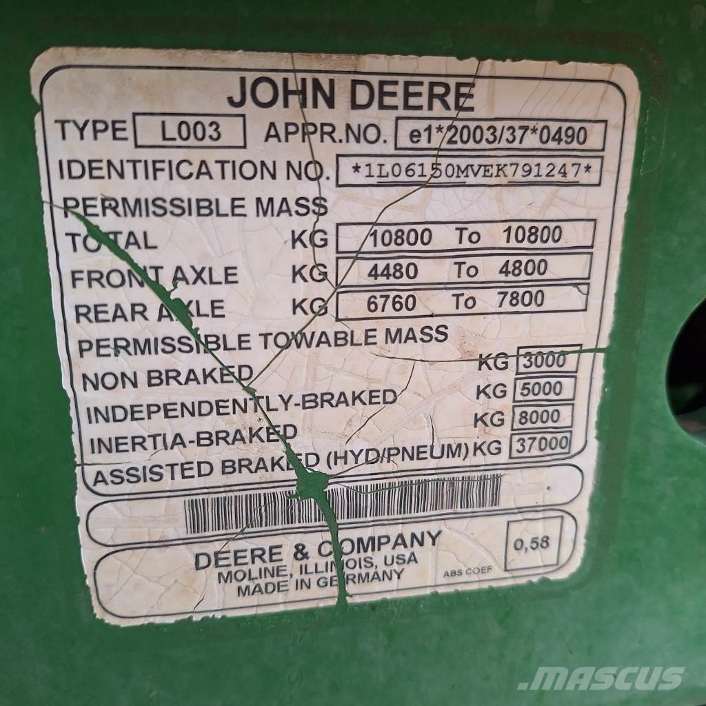 John Deere 6150M 拖拉机/农用车