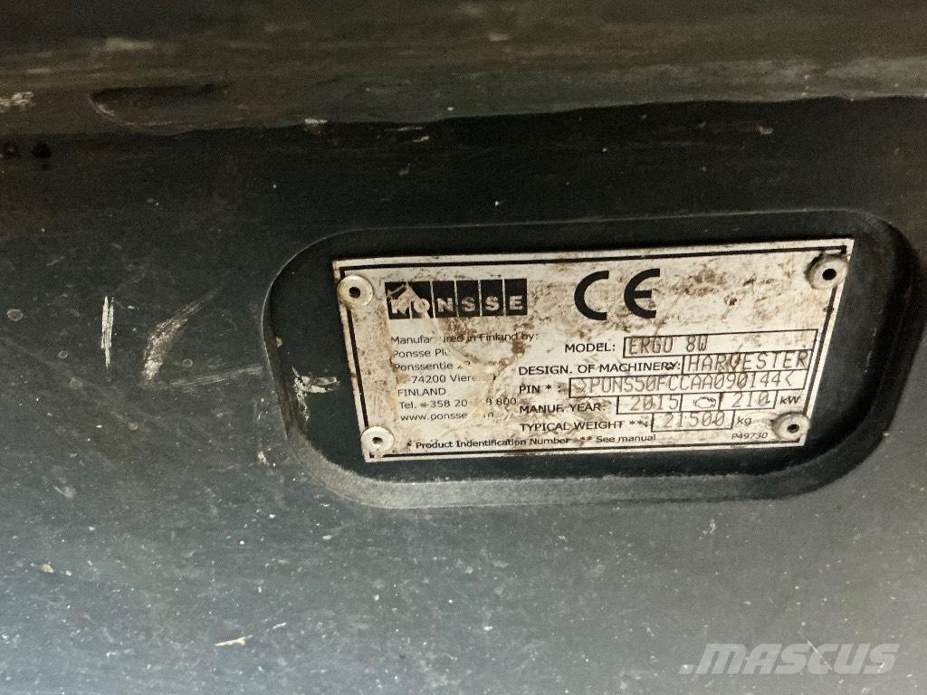 Ponsse ERGO 8W 收割机