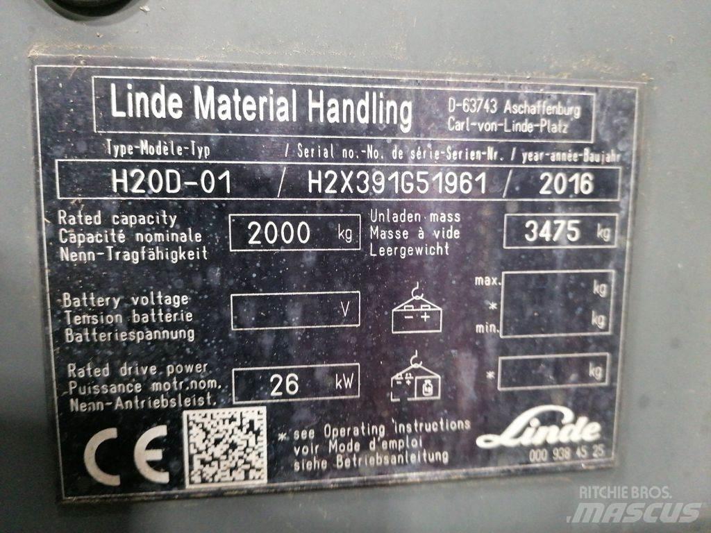 Linde H20D-01 柴油叉车